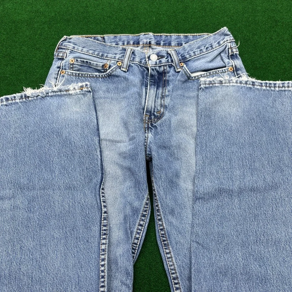 Levi's 514 Straight Leg Blue Denim Jeans Mens 32x34